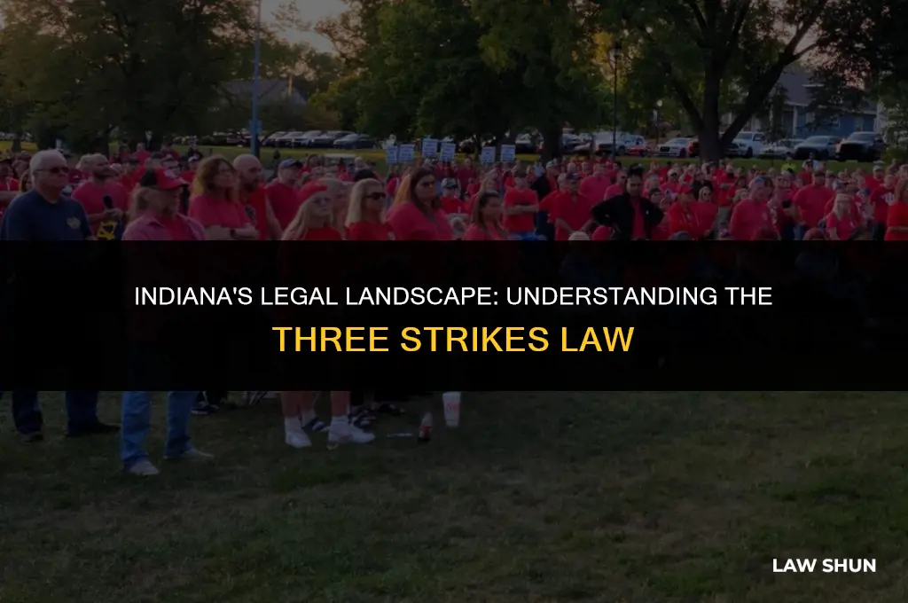 does indiana have 3 strikes law