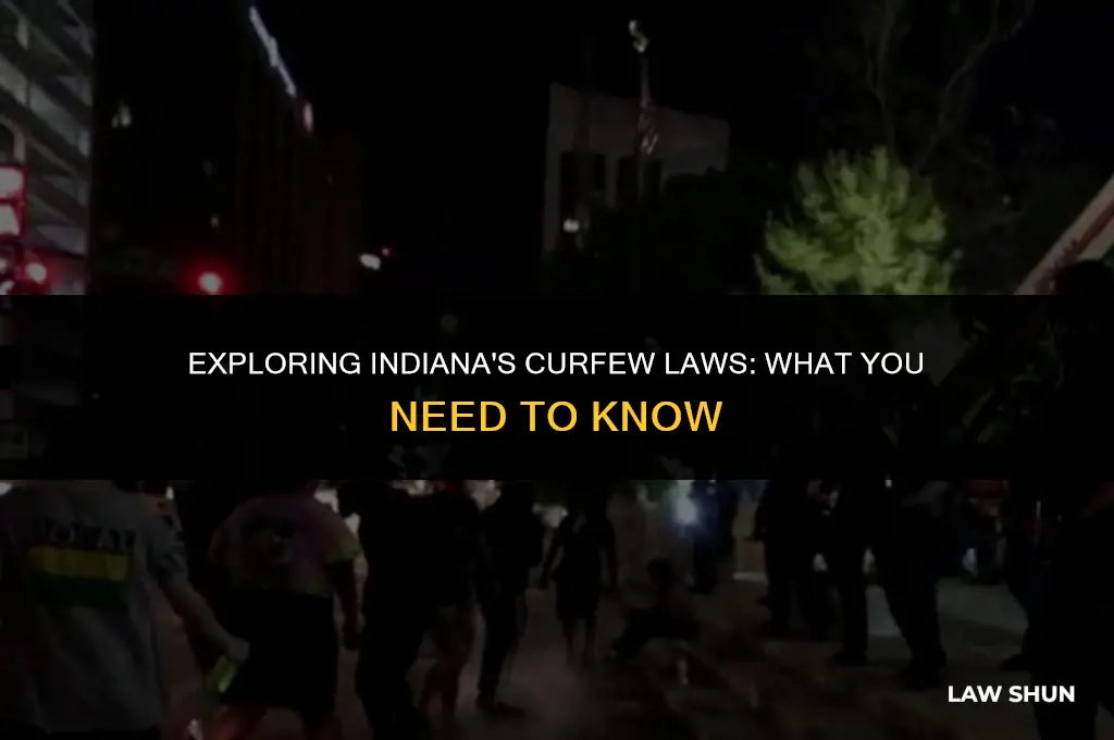 does indiana have a curfew law