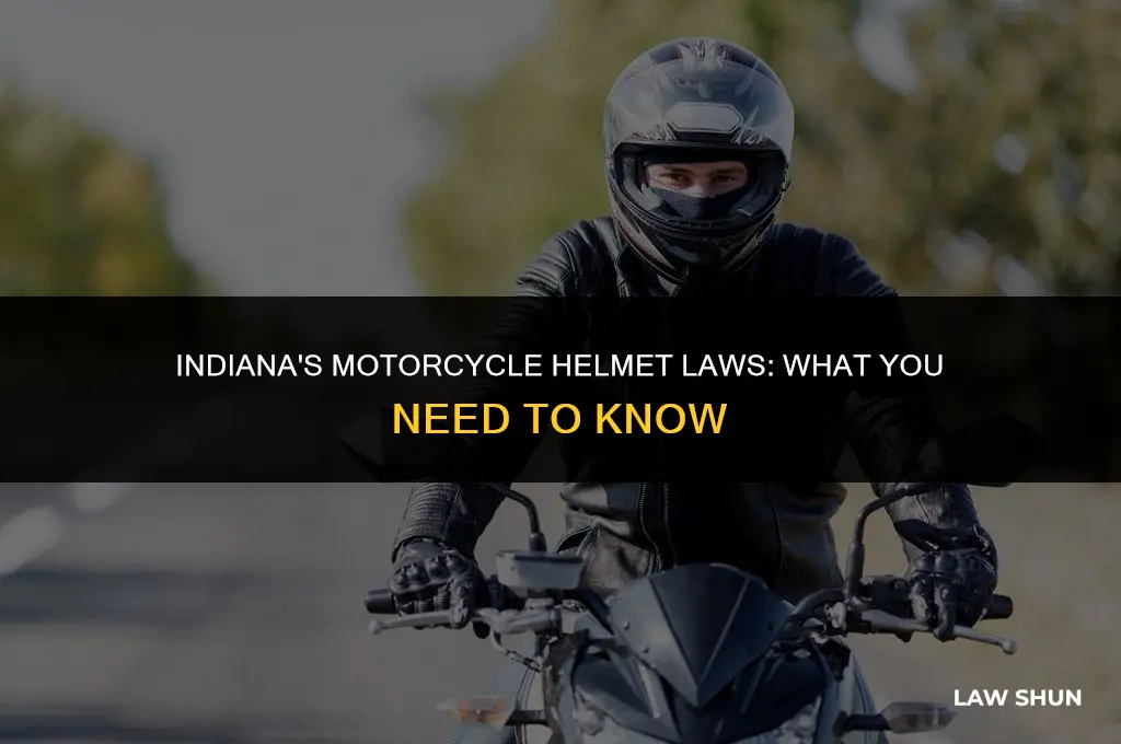 does indiana have a helemt law