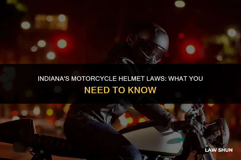 does indiana have a helmet law