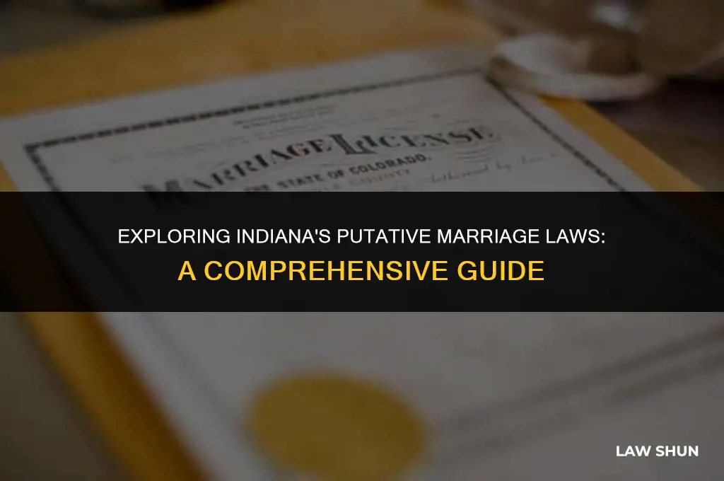 does indiana have putative marriage law
