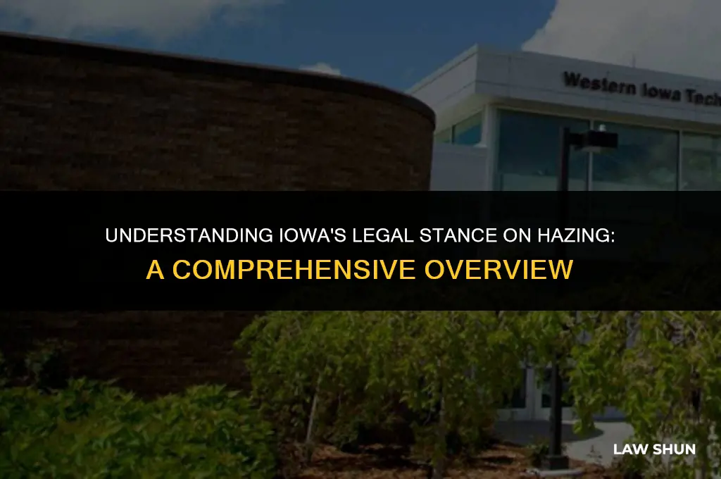 does iowa have a hazing law