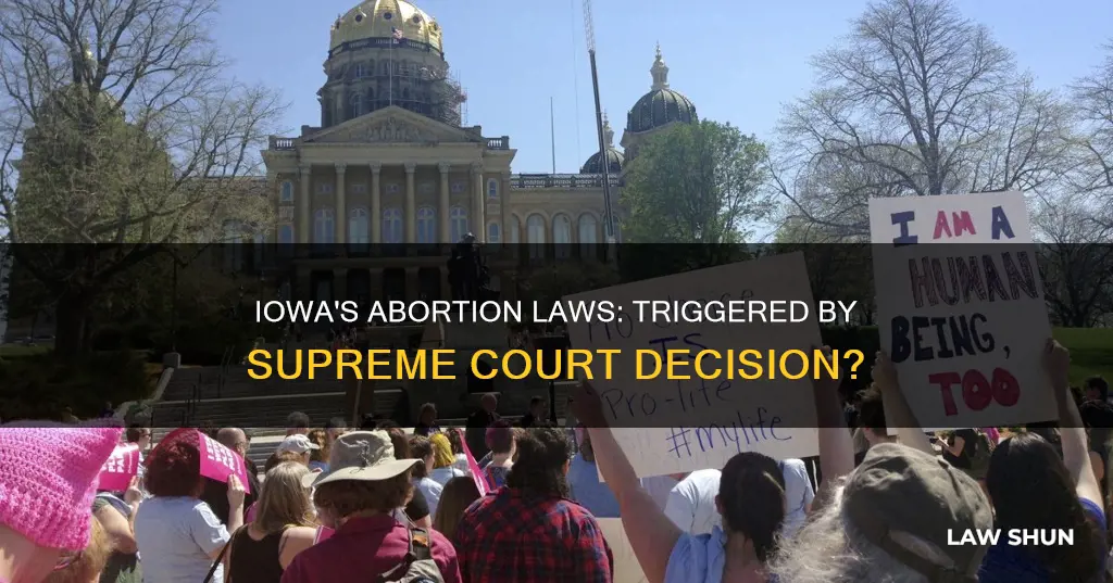 does iowa have a trigger abortion law