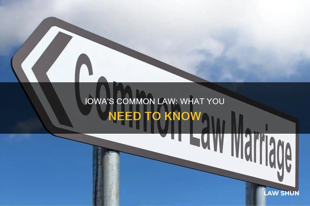does iowa have common law