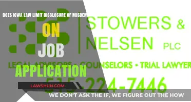 Iowa Law: Misdemeanor Disclosure Limits on Job Applications Explained