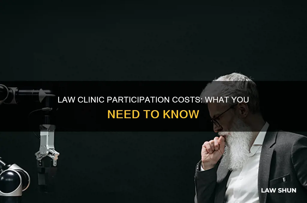 does it cost money to participate in a law clinic