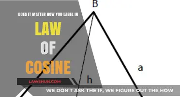 Labeling in Law of Cosines: Does Precision Impact Calculations?