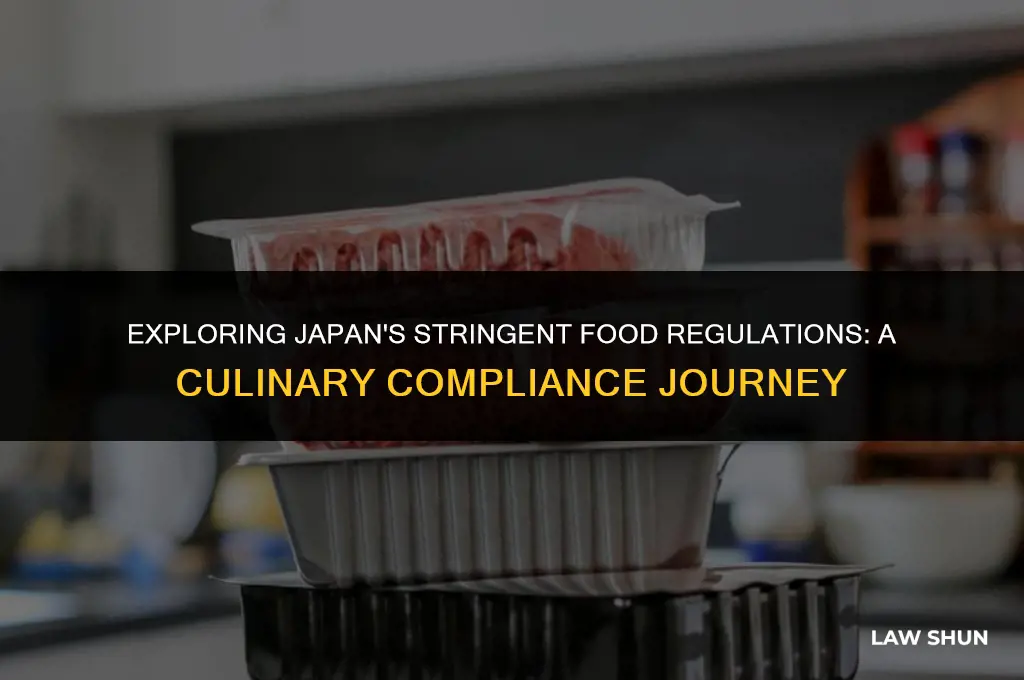does japan have strict food laws