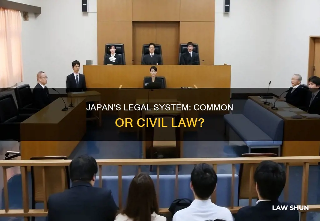 does japan use a common law legal system