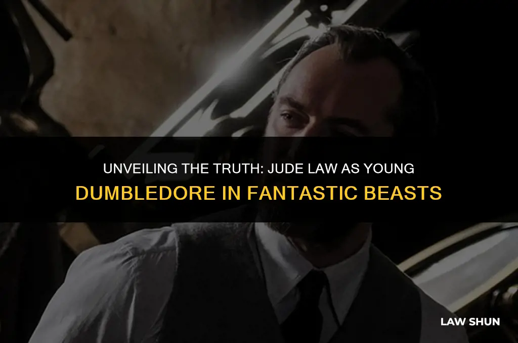 does jude law play young dumbledore