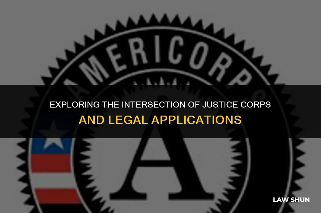 does justice corps wave law application