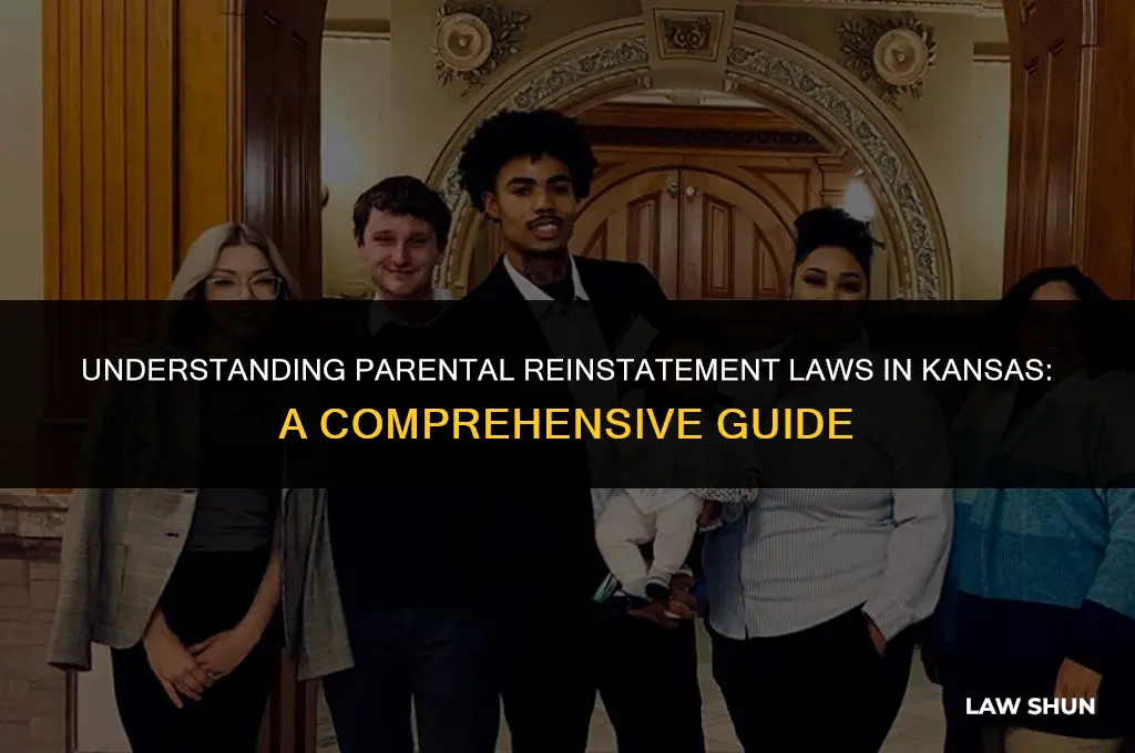 does kansas have parental reinstatement laws