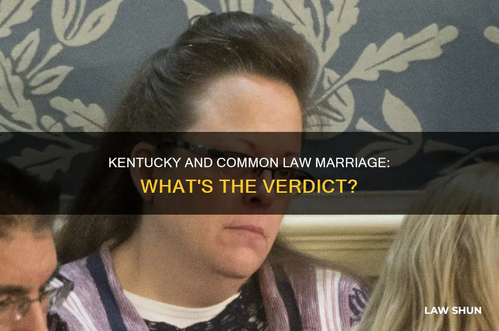 does kentucky allow common law marriage