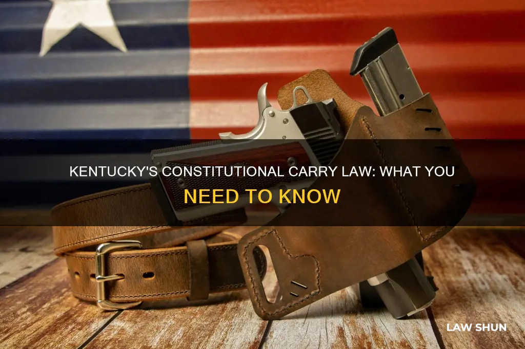 does kentucky have a constitutional carry law