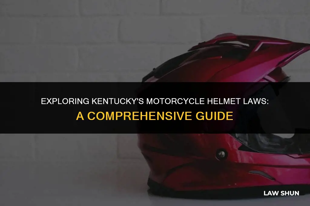 does kentucky have a helmet law