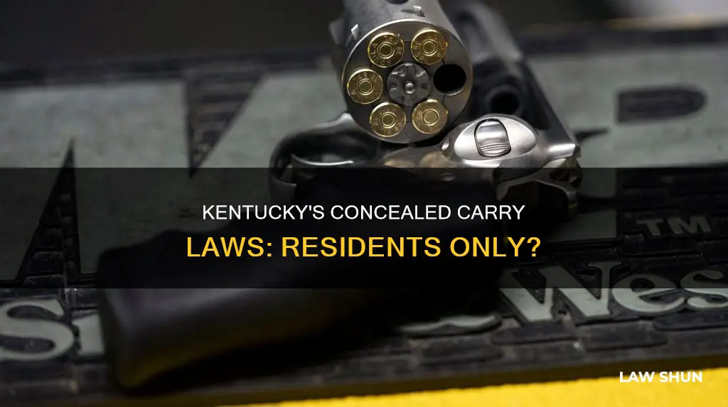 does kentuckys conceal carry laws only apply to residents