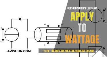 Kirchhoff's Loop Law: Wattage and Voltage Explained