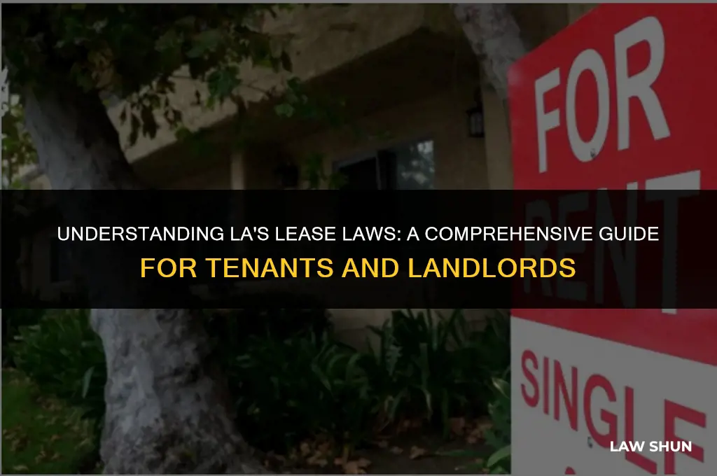 does la have a lease law