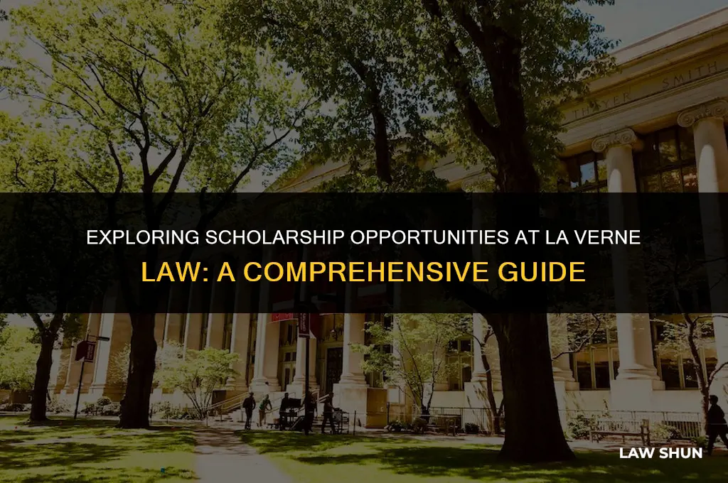 does la verne law offer scholarships