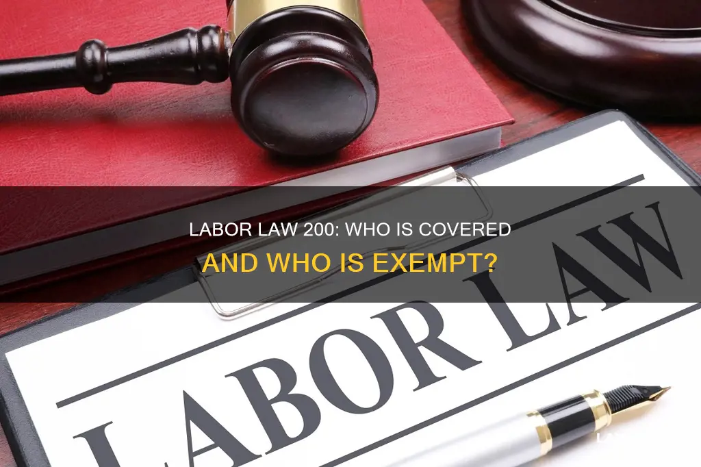 does labor law section 200 apply to non-owners