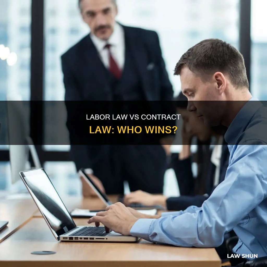 does labor law supercede contract law