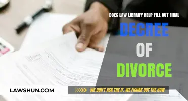 Law Library Resources: Can They Assist in Finalizing Your Divorce Decree?