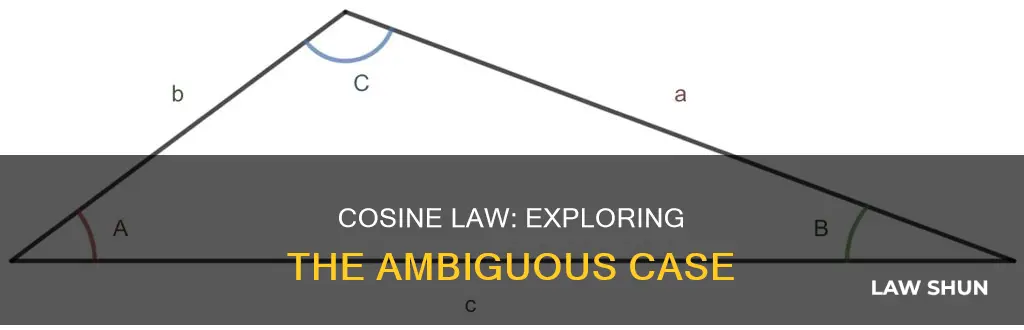 does law of cosines have an ambiguous case