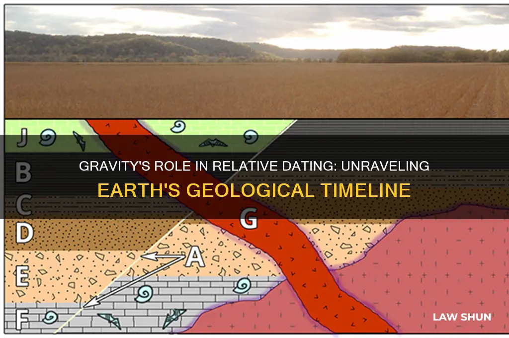 does law of gravity associate with relative dating