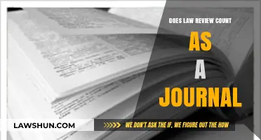Does Law Review Qualify as a Journal? Exploring Academic Recognition