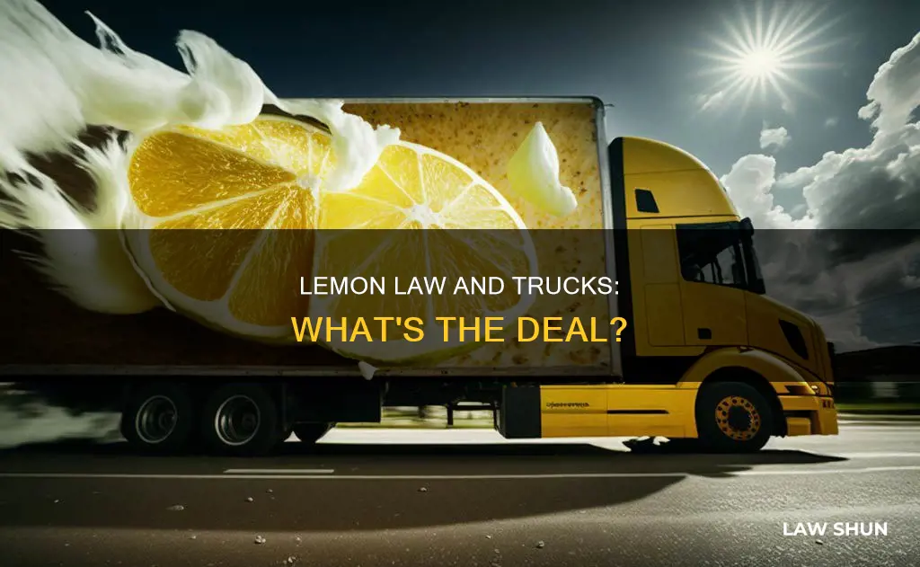 does lemon law applies ontrucks