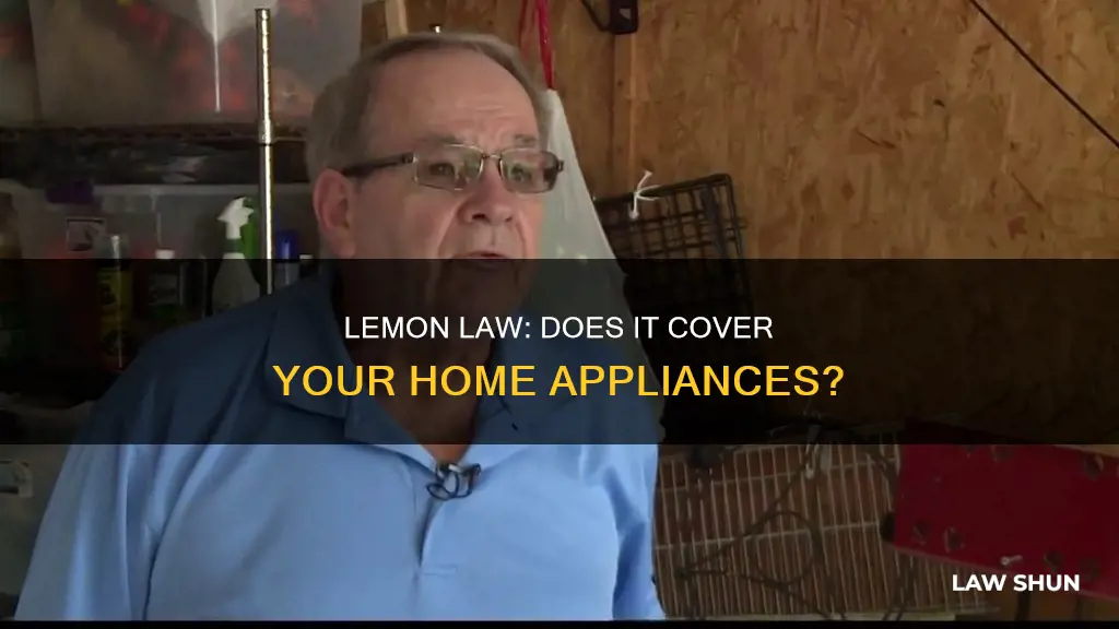 does lemon law apply to appliances