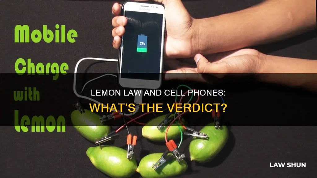 does lemon law apply to cell phones