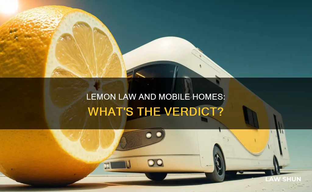 does lemon law apply to mobile homes