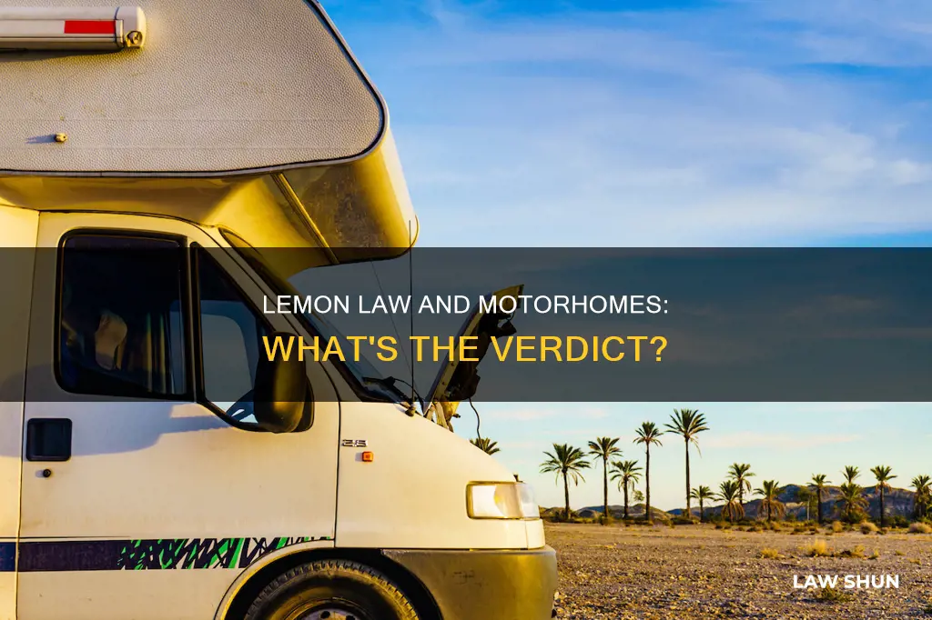 does lemon law apply to morhomes