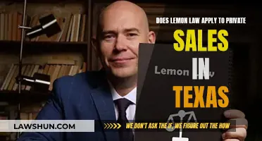 Lemon Law: Private Sales in Texas Explained