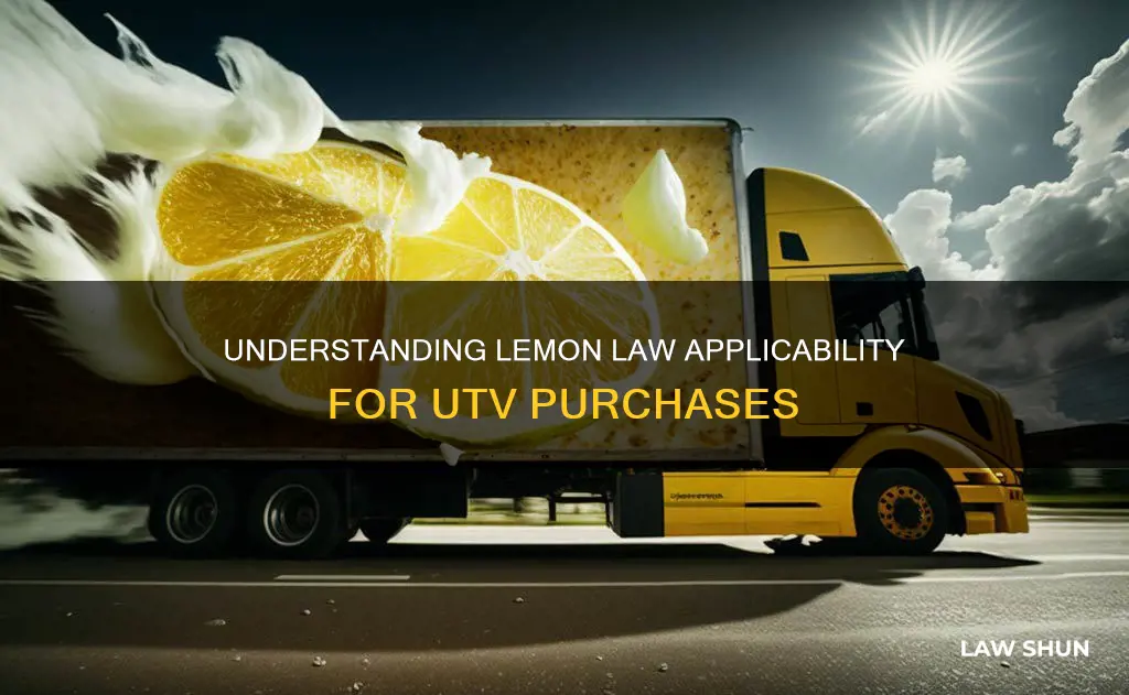 does lemon law apply to utv