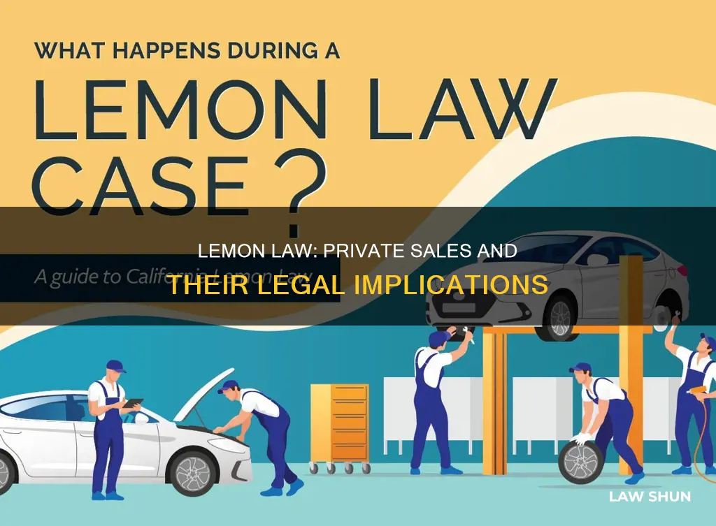 does lemon law apply whenbuying privately