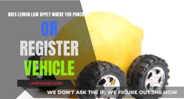 Lemon Law: Where You Buy or Register?