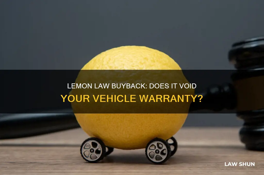 does lemon law buyback void warranty
