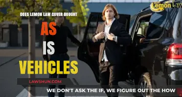 Does Lemon Law Protect 'As Is' Vehicle Purchases?