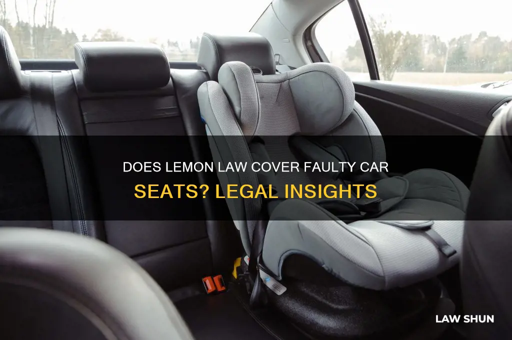 does lemon law cover seats