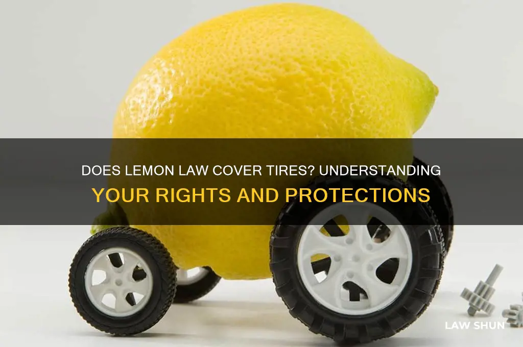 does lemon law cover tires