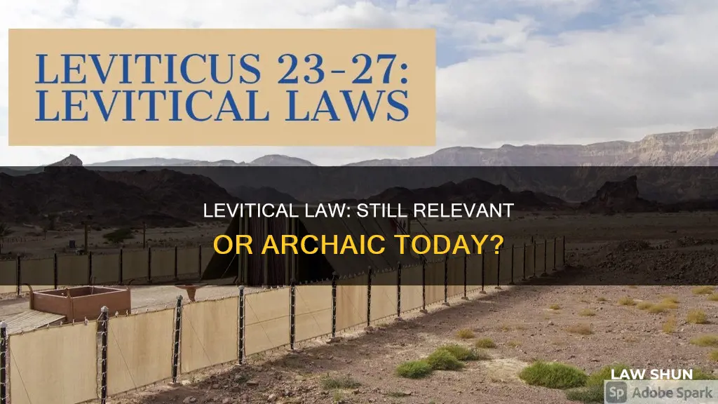 does levitical law still apply