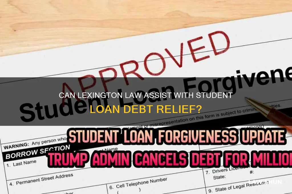 does lexington law help with student loans