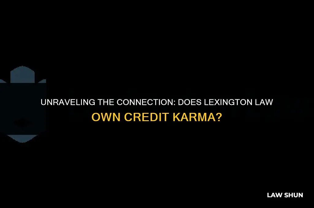 does lexington law own credit karma