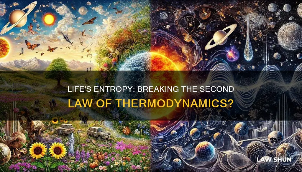 does life break the second law of thermodynamics