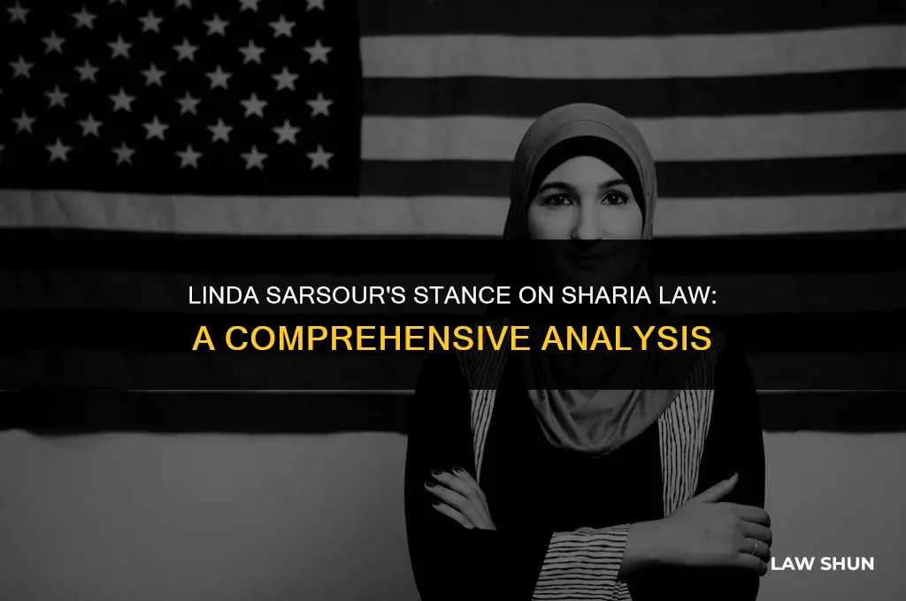 does linda sarsiur support shiria law