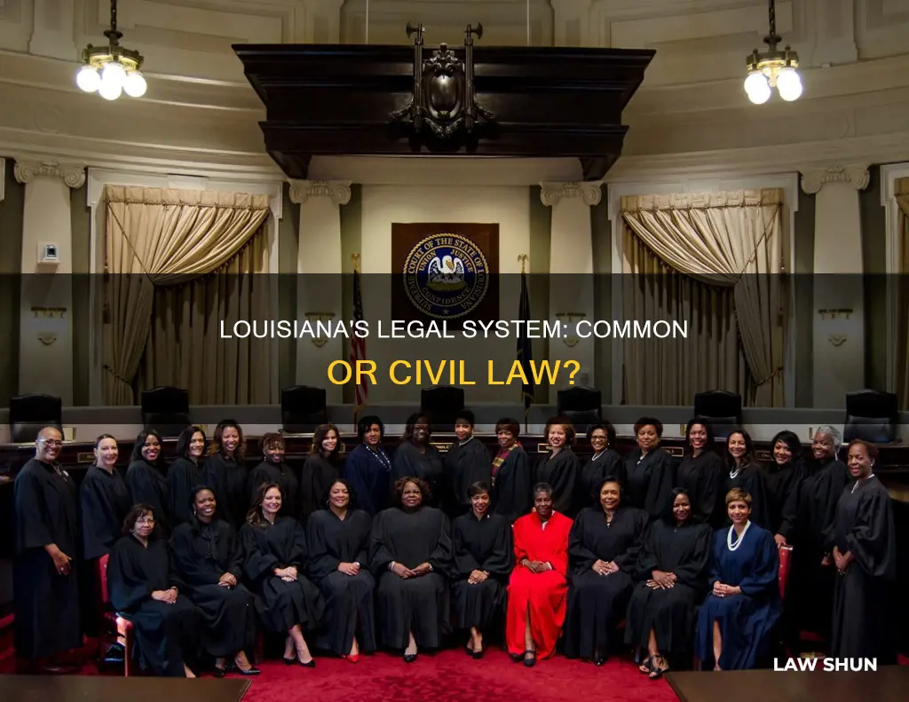does louisiana follow common law