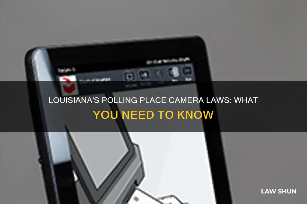 does louisiana have a law about cameras in the poll