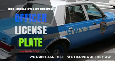 Louisiana Law Enforcement License Plates: Availability and Requirements Explained